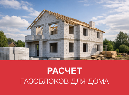 Расчет газоблоков и клея для дома в Пскове